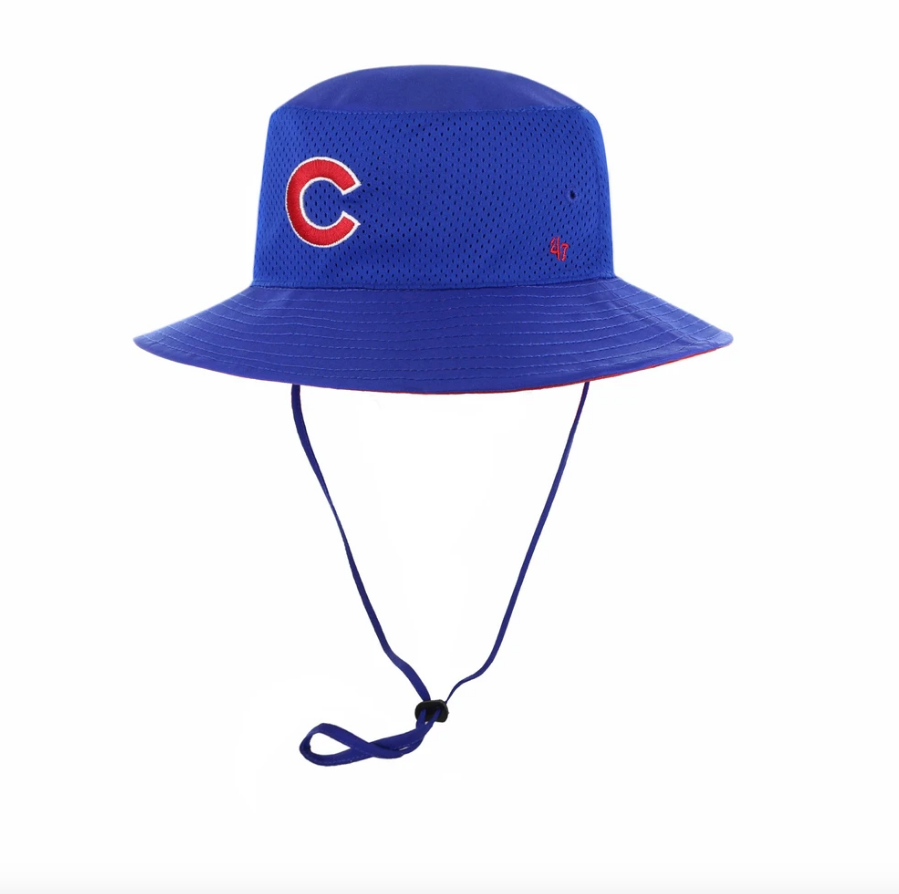 Bowlswear Australia Pique Mesh Bucket Hat BA Logo - Royal Blue